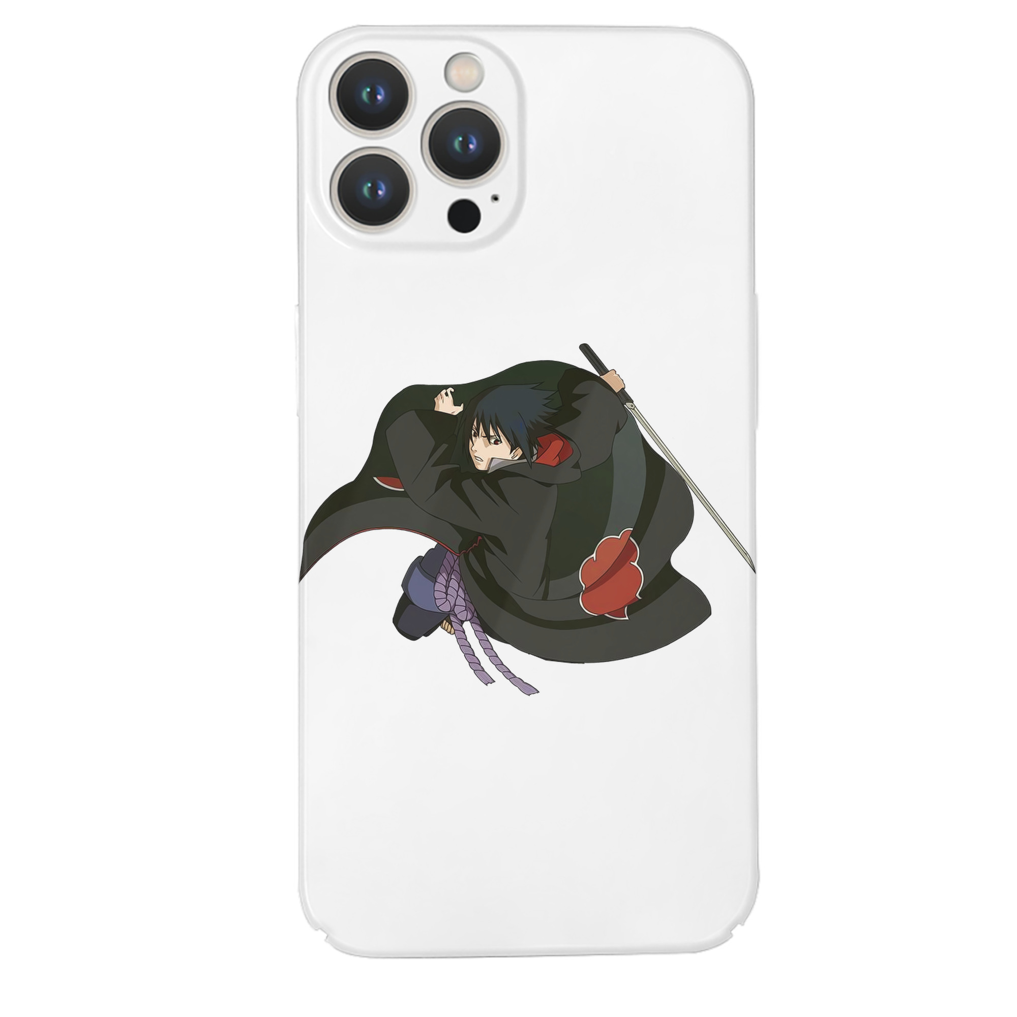 （画像用） NARUTO -ナルト- うちは サスケ Uchiha Sasuke 【iPhone 14シリーズ対応】ハードケース
